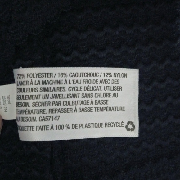 NWT Xhilaration Black Scallop Weaved Pencil Skirt - Picture 3 of 7